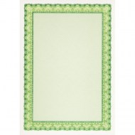 Certifikačný papier APLI A4 zelený 115g 25 hárkov_1