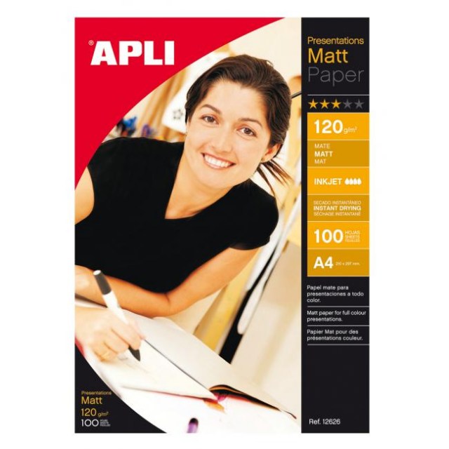 Fotopapier APLI A4 matný 120g 100 hárkov_1