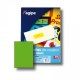 Etikety farebné 210x297mm APLI A4 100 hárkov fluo zelené_1