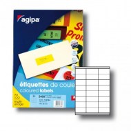 Etikety farebné 70x35mm APLI A4 100 hárkov fluo žlté_1