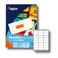 Etikety farebné 70x35mm APLI A4 100 hárkov fluo oranžové_1