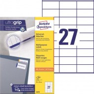Etikety univerzálne 70x31mm Agipa A4 100 hárkov_1