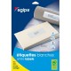 Etikety univerzálne na zakladače 190x60mm Agipa A4 20 hárkov_1