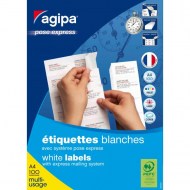 Etikety univerzálne 105x37mm Express Agipa A4 100 hárkov_1