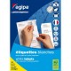 Etikety univerzálne 105x37mm Express Agipa A4 100 hárkov_1