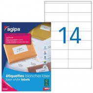 Etikety laser 105x42mm Agipa A4 100 hárkov_1