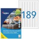 Etikety univerzálne odnímateľné 25,4x10mm Agipa A4 25 hárkov_1
