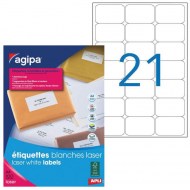 Etikety laser 63,5x38,1mm Agipa A4 100 hárkov_1