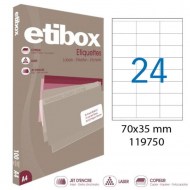 Etikety univerzálne 70x35mm Etibox A4 100 hárkov_1