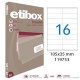 Etikety univerzálne 105x35mm Etibox A4 100 hárkov_1