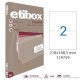Etikety univerzálne 210x148,5mm Etibox A4 100 hárkov_1