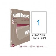 Etikety univerzálne 210x297mm Etibox A4 100 hárkov_1