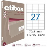 Etikety univerzálne 70x31mm Etibox A4 100 hárkov_1