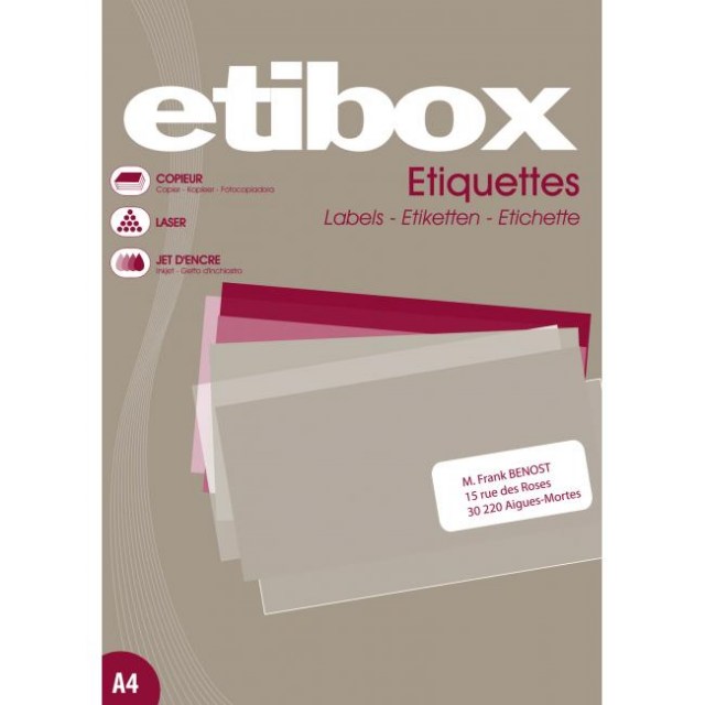 Etikety univerzálne 38x21,2mm Etibox A4 100 hárkov_1