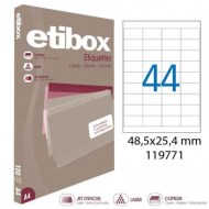Etikety univerzálne 48,5x25,4mm Etibox A4 100 hárkov_1