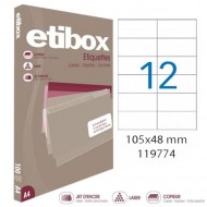 Etikety univerzálne 105x48mm Etibox A4 100 hárkov_1