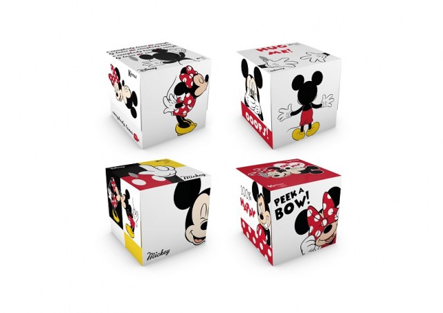 Papierové vreckovky v krabici s potlačou - MICKEY & MINNE_1