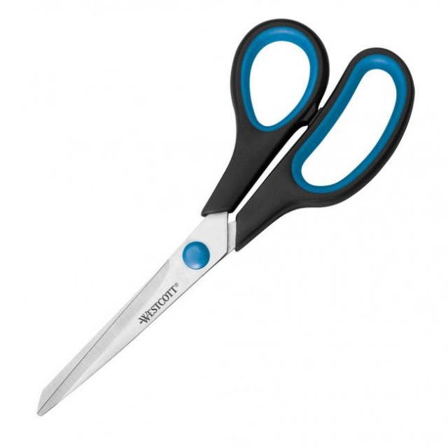 Nožnice Westcott Easy Grip 21cm modro-čierne_1