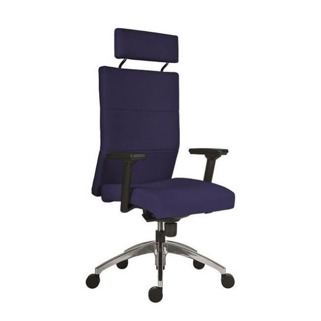 Kancelárske kreslo 8150 Vertika PDH, BN 3 modré_1