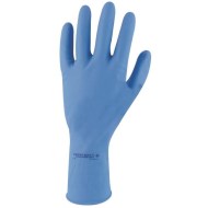 Rukavice ochranné latexové SEMPERVELVET modré veľ. 9/L_1