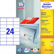 Etikety univerzálne 70x35mm Avery A4 100 hárkov_1