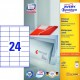 Etikety univerzálne 70x35mm Avery A4 100 hárkov_1
