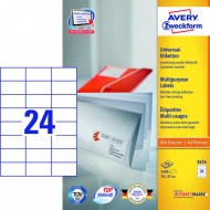 Etikety univerzálne 70x37mm Avery A4 100 hárkov_1