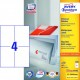 Etikety univerzálne 105x148mm Avery A4 100 hárkov_1