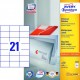 Etikety univerzálne 70x42,3mm Avery A4 100 hárkov_1