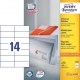 Etikety univerzálne 105x42,3mm Avery A4 100 hárkov_1