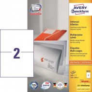 Etikety univerzálne 210x148mm Avery A4 100 hárkov_1