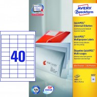 Etikety univerzálne 48,5x25,4mm Avery A4 100 hárkov_1