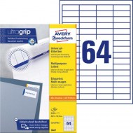 Etikety univerzálne 48,5x16,9mm Avery A4 100 hárkov_1