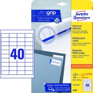 Etikety univerzálne 48,5x25,4mm Avery A4 25+5 hárkov_1
