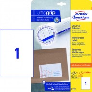 Etikety univerzálne 210x297mm Avery A4 25+5 hárkov_1