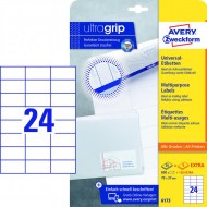 Etikety univerzálne 70x37mm Avery A4 25+5 hárkov_1