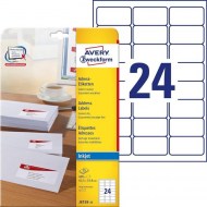 Samolepiace etikety AVERY 63,5x33,9mm adresné biele_1