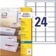 Samolepiace etikety AVERY 63,5x33,9mm adresné biele_1