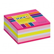 Samolepiaci bloček mini 51x51mm ružový mix_1