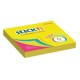 Samolepiaci bloček 76x76mm mix neónových farieb_1