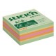 Samolepiaca mini kocka 51x51mm lesný mix pastelových farieb 240 lístkov_1
