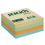 Samolepiaca kocka 76x76mm lúčny mix pastelových farieb 400 lístkov_1