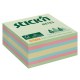 Samolepiaca kocka 76x76mm lesný mix pastelových farieb 400 lístkov_1