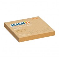 Samolepiace bločky Kraft 76x76 mm prírodná hnedá_1