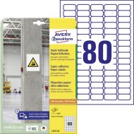 Etikety univerzálne 35,6x16,9mm Avery  A4, silne lepivé 20 hárkov_1