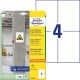 Etikety univerzálne 105x148mm Avery  A4, silne lepivé 20 hárkov_1