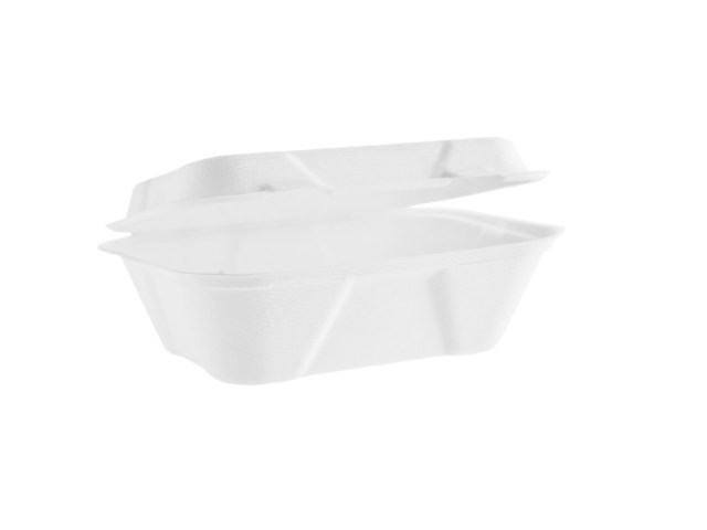 BIO Menubox cukrová trstina 1-dielny BAGASSE 178 x 127 mm  600ml 50ks (GSmb1d600 _1