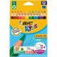 Farbičky BIC trojhranné odolné voči lámaniu 12ks_1