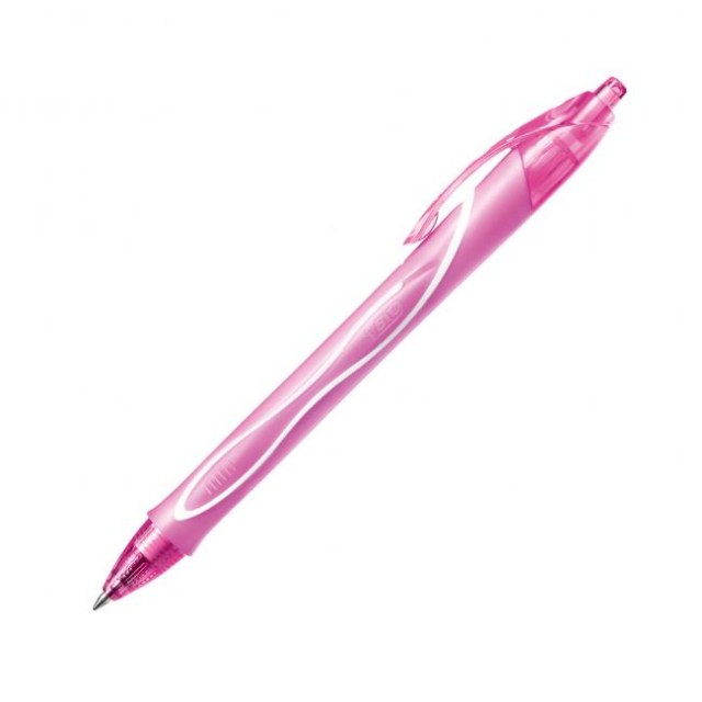 Gélové pero Bic Gelocity Quick Dry ružové_1