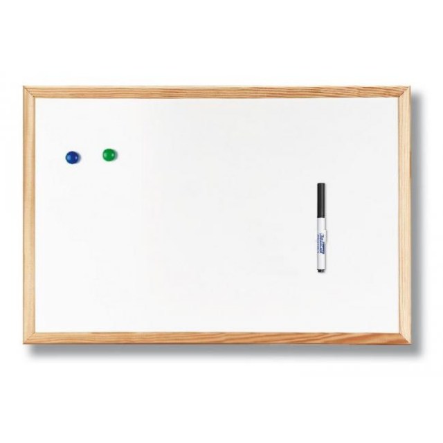 Magnetická nástenka 40x60 cm biela_1
